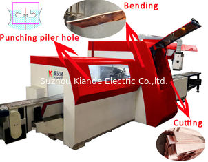 Automatic Busbar Processing Machine 6mm Copper Bar Cutting Bending Punching